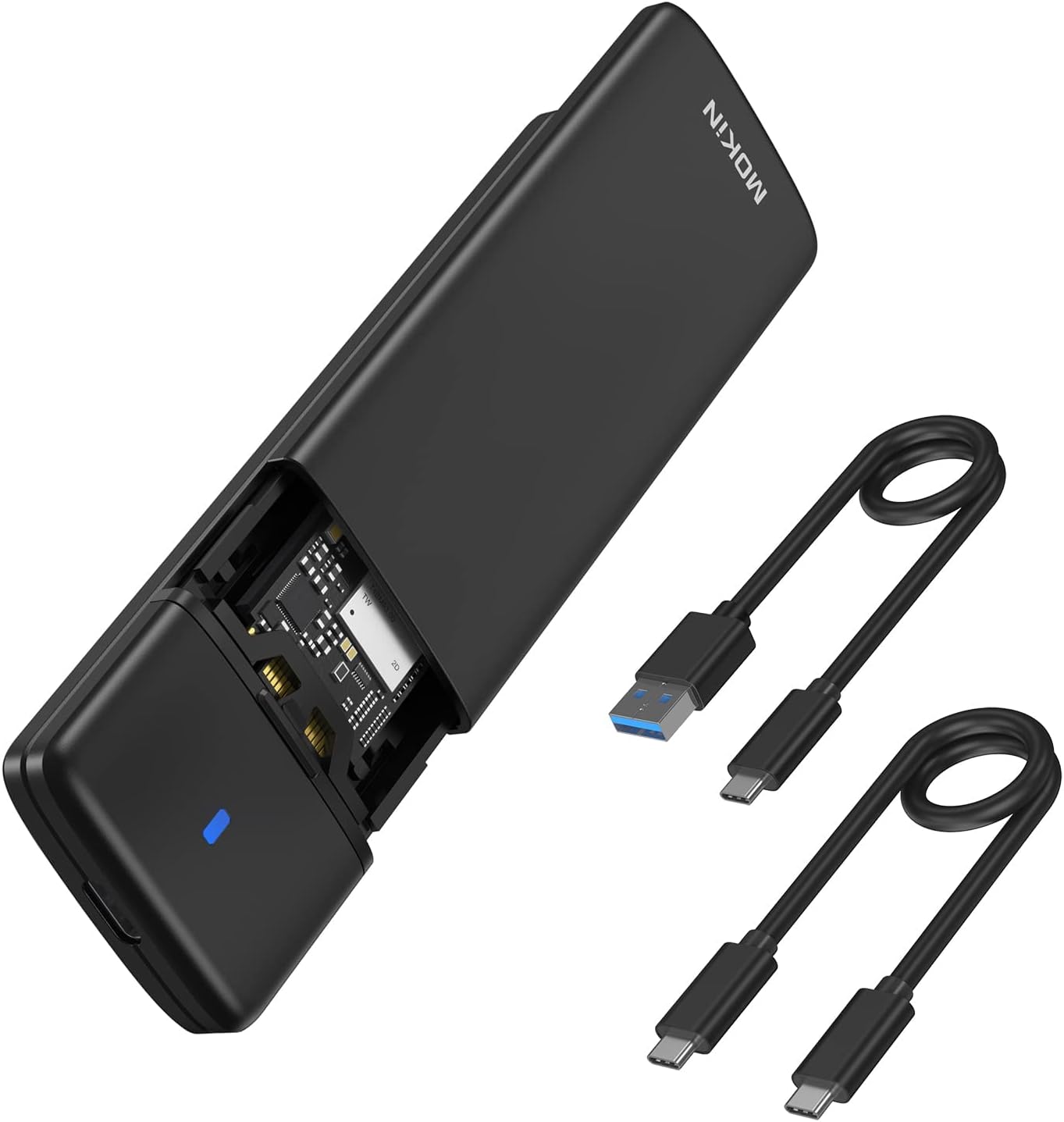 MOKiN NVME Enclosure: Tool-Free 10Gbps Speed