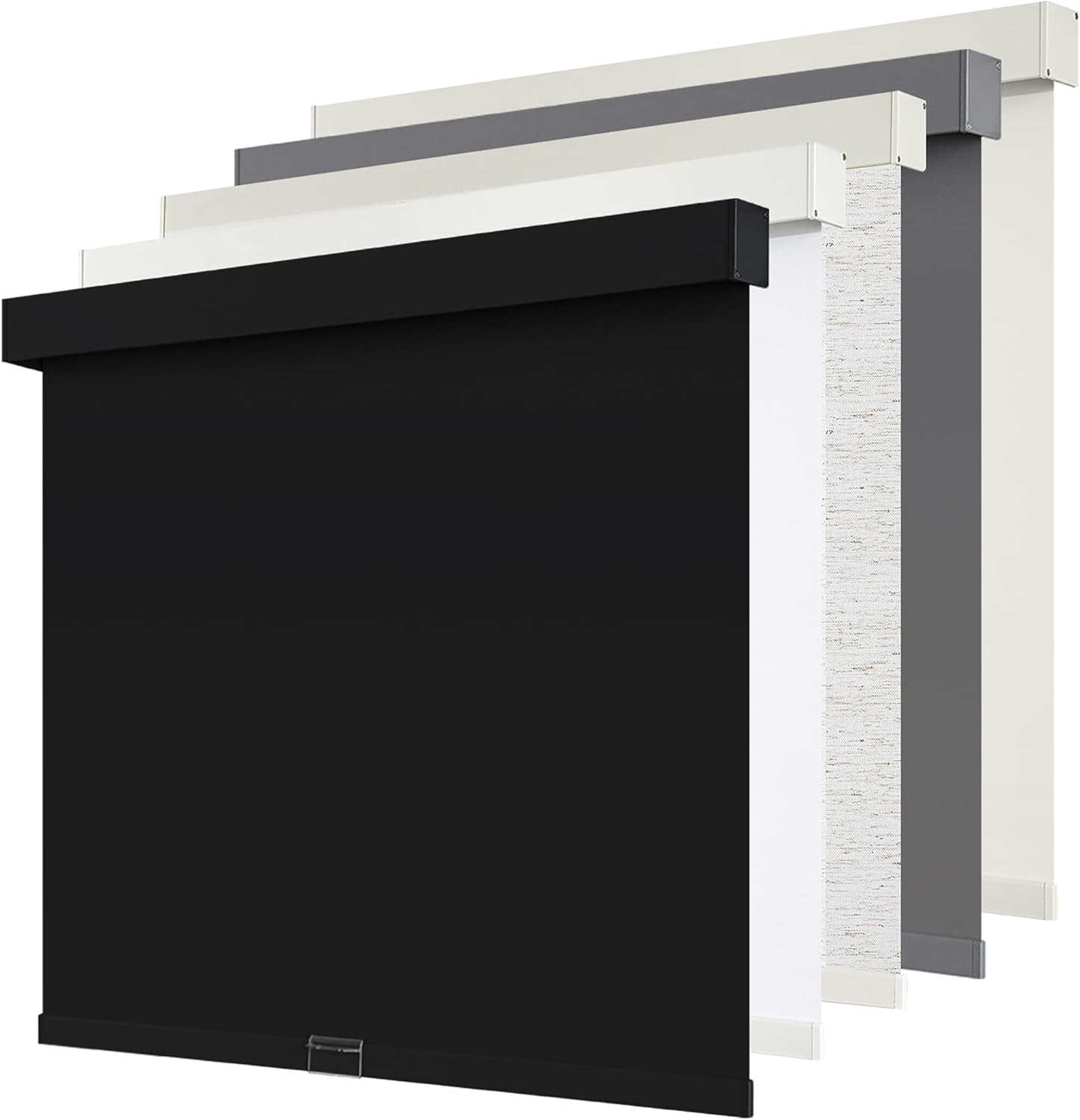 Cordless Blackout Roller Shades Blinds for Windows Free-Stop