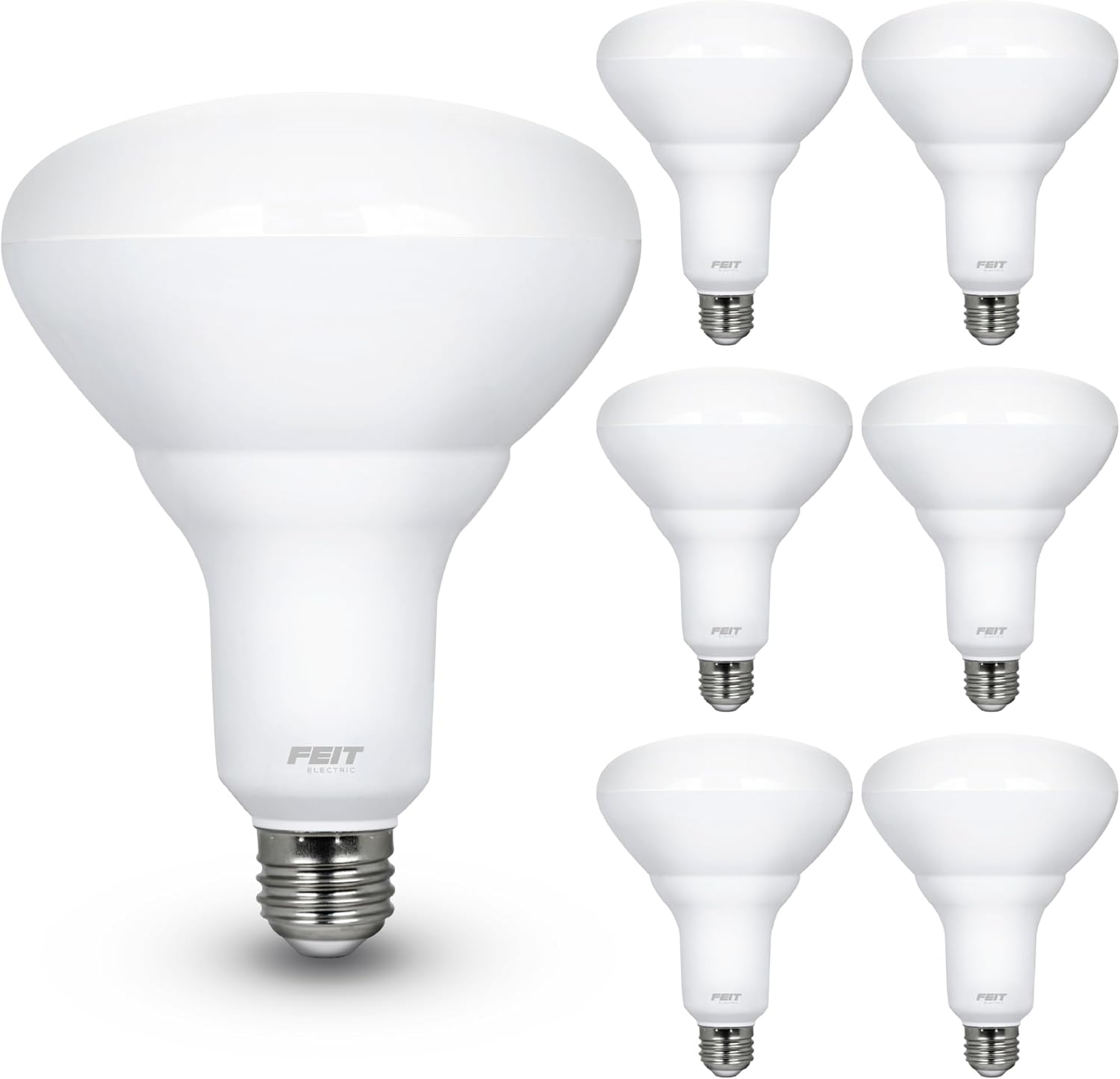 Feit Electric LED BR40 Bulbs - Dimmable, Energy Saving, 10 Year Life