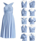 Short Infinity Bridesmaid Dresses Convertible Wrap Midi - One Size