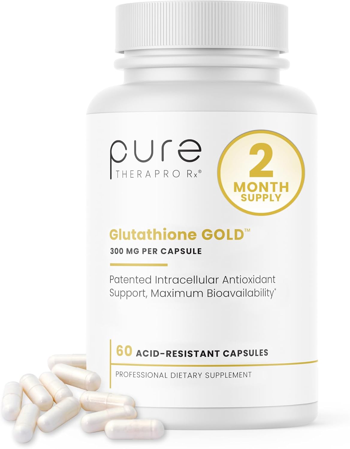 S-Acetyl Glutathione GOLD 300mg Capsules for Optimal Health