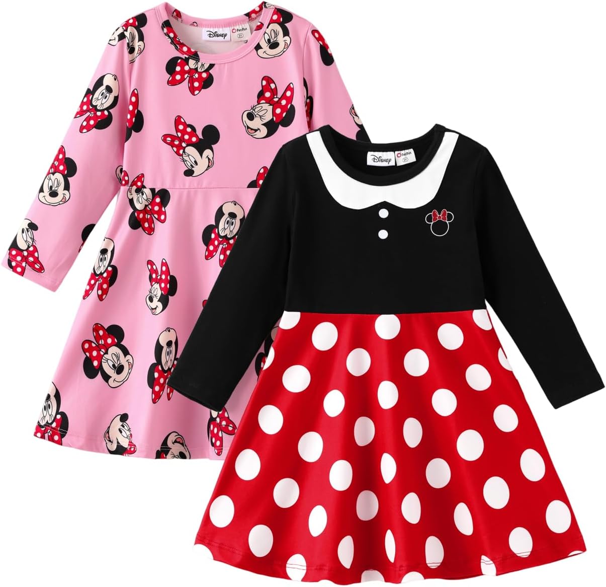 Disney Frozen Elsa Princess Minnie Mouse Toddler Dress Set
