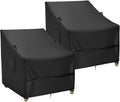 Outdoor Patio Chair Covers 2 Pack - Waterproof, Windproof Protection