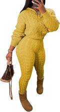Women's Nimsruc Two Piece Knit Sweater Set for Trendy Looks