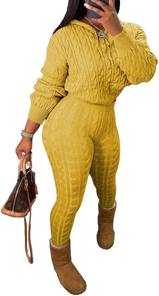 Nimsruc Knit Two Piece Outfits For Women Sweater Sets Review