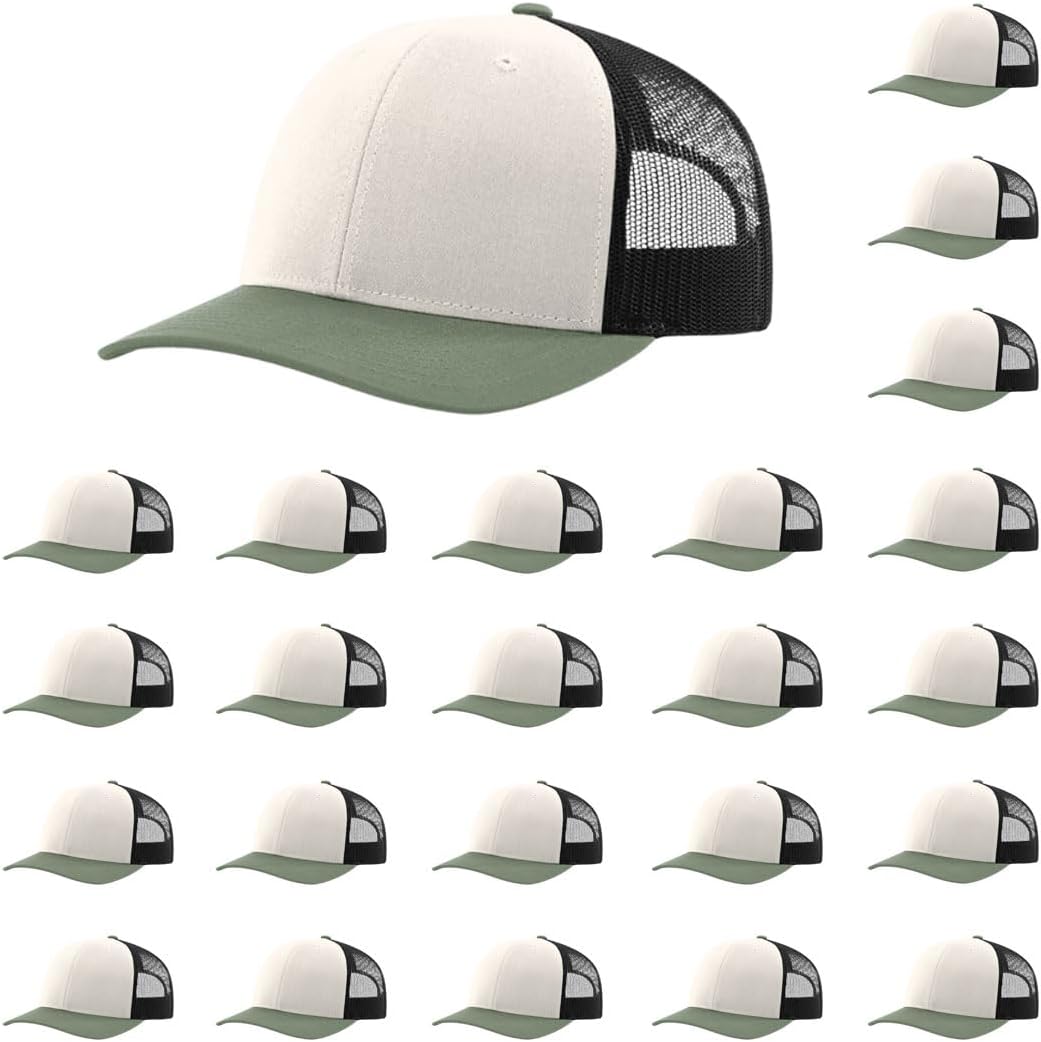 Richardson 112 Classic Six-Panel Adjustable Snapback Trucker Cap