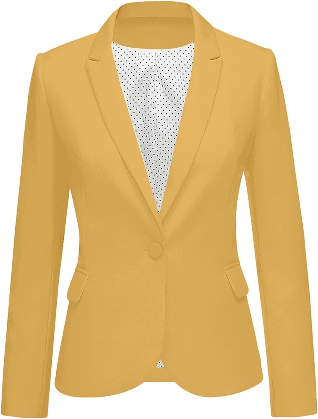 Luvamia Women's Long Sleeve Formal Notch Lapel Blazer Jacket