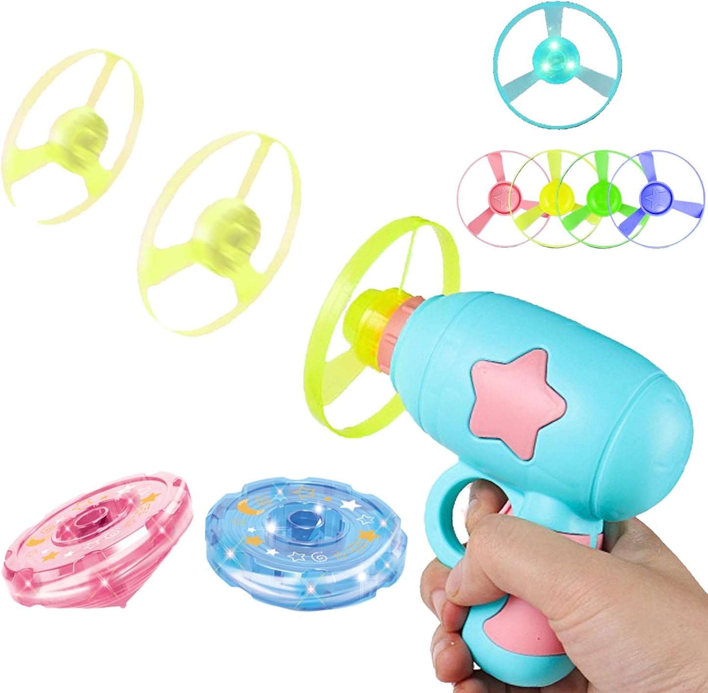 Vilbocr Flying Disc Launcher Set - Launch up to 32 ft! 