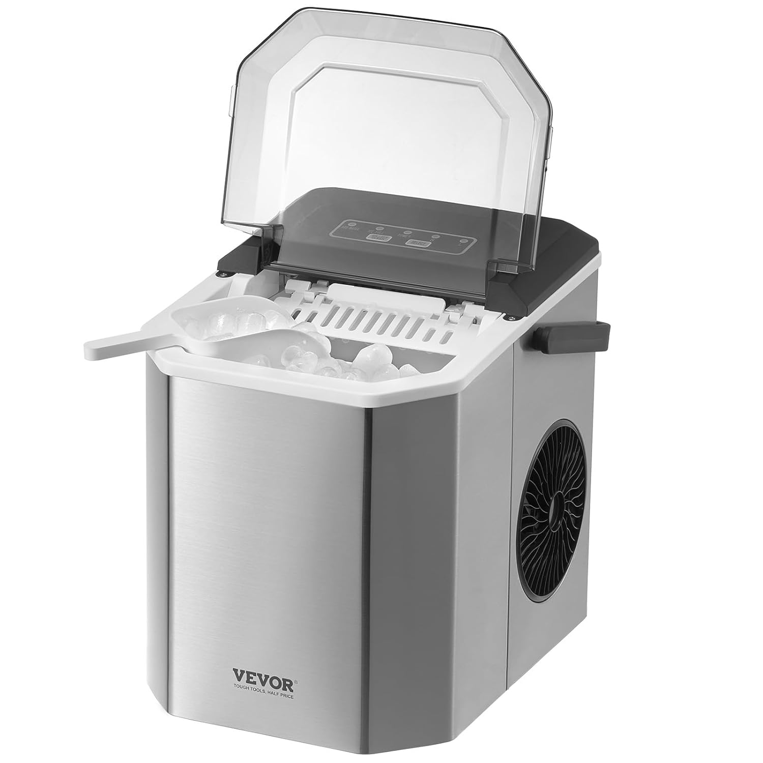VEVOR Self-Cleaning Ice Maker: 9 Cubes in 6 Mins