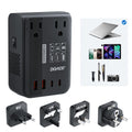 220V to 110V Converter 350W Travel Adapter - 4 USB Ports