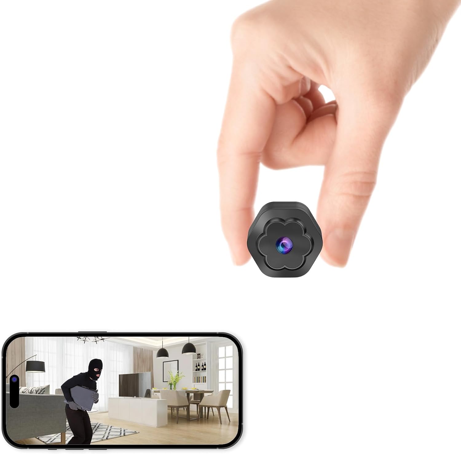 Anlork Mini WiFi Spy Cam: 1080P Motion Detection