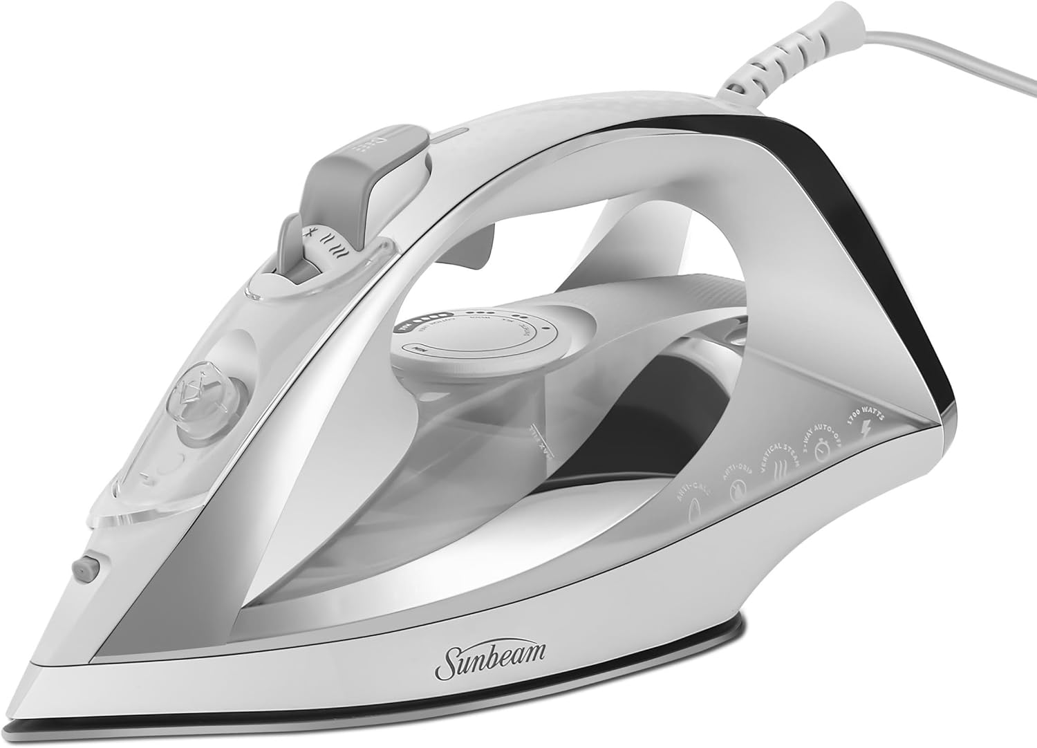 Sunbeam Turbo Steam Iron with Powerful Shot of Steam Feature