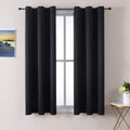 Blackout Curtains 2 Panels Set 42 x 63 in - Room Darkening Thermal