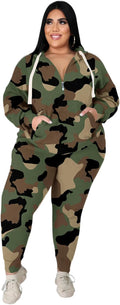 YeGine Womens Plus Size Two Piece Outfits Sweatsuits - Comfortable Fit
