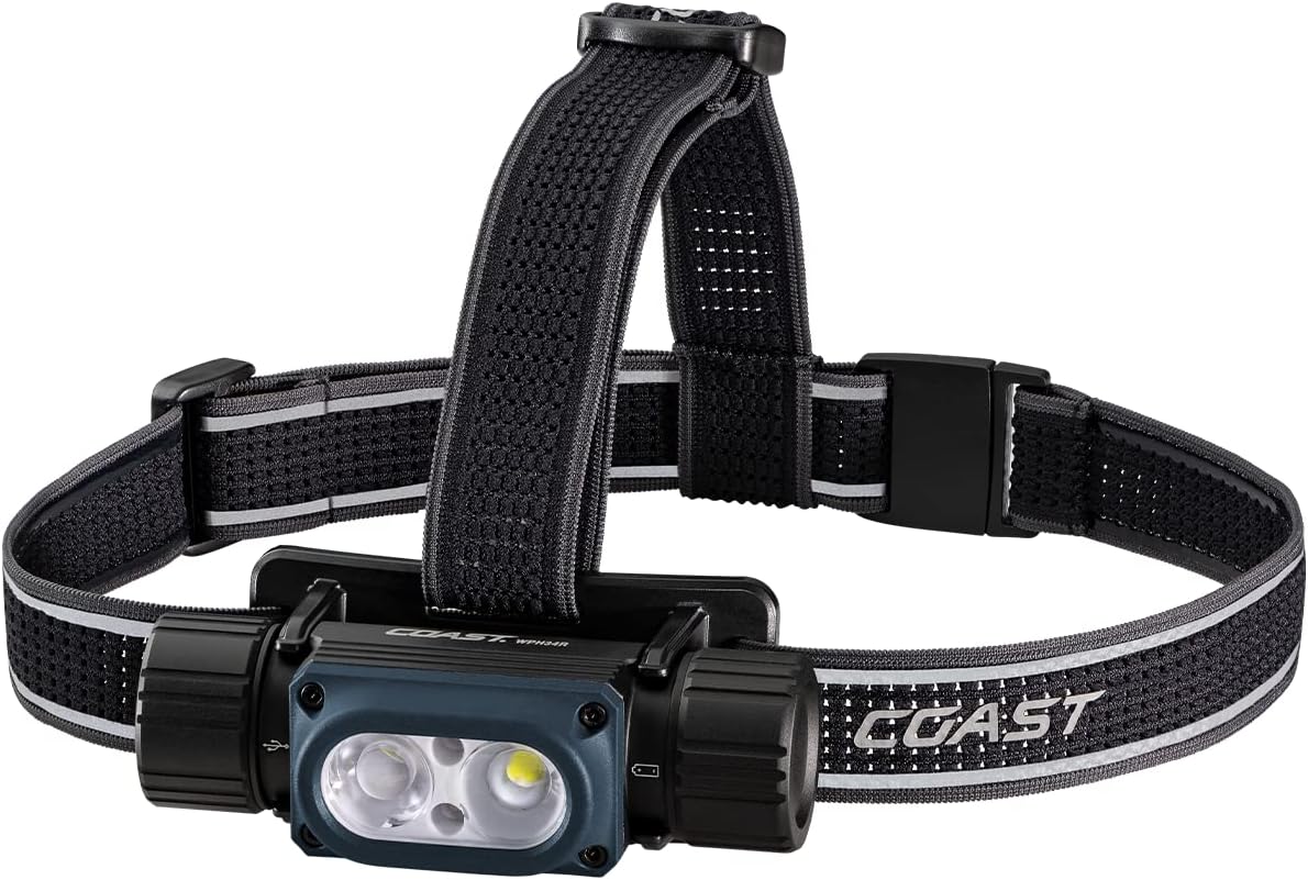 Coast WPH34R 2000 Lumen Waterproof Ultra Bright Headlamp