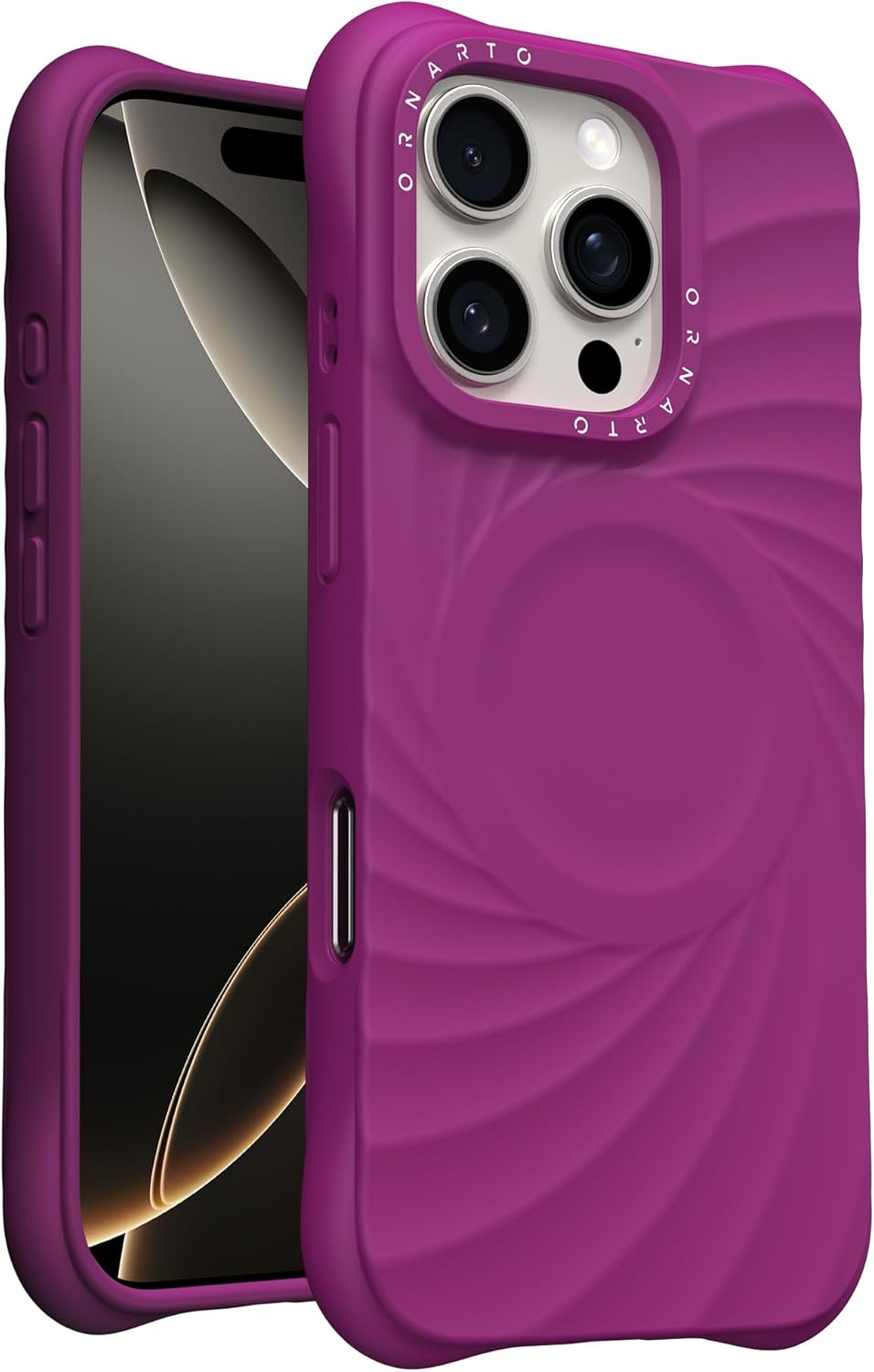 ORNARTO Vortuxe iPhone 16 Pro Case with 2X MIL-STD Protection