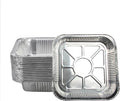 75PCS Disposable Aluminum Tin Foil Baking Pans 7 in Square - Heavy