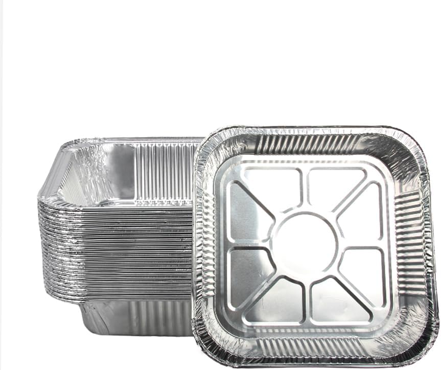 ANQIA 7 Inch Disposable Aluminum Cake Pans - Perfect for Air Fryer & Oven