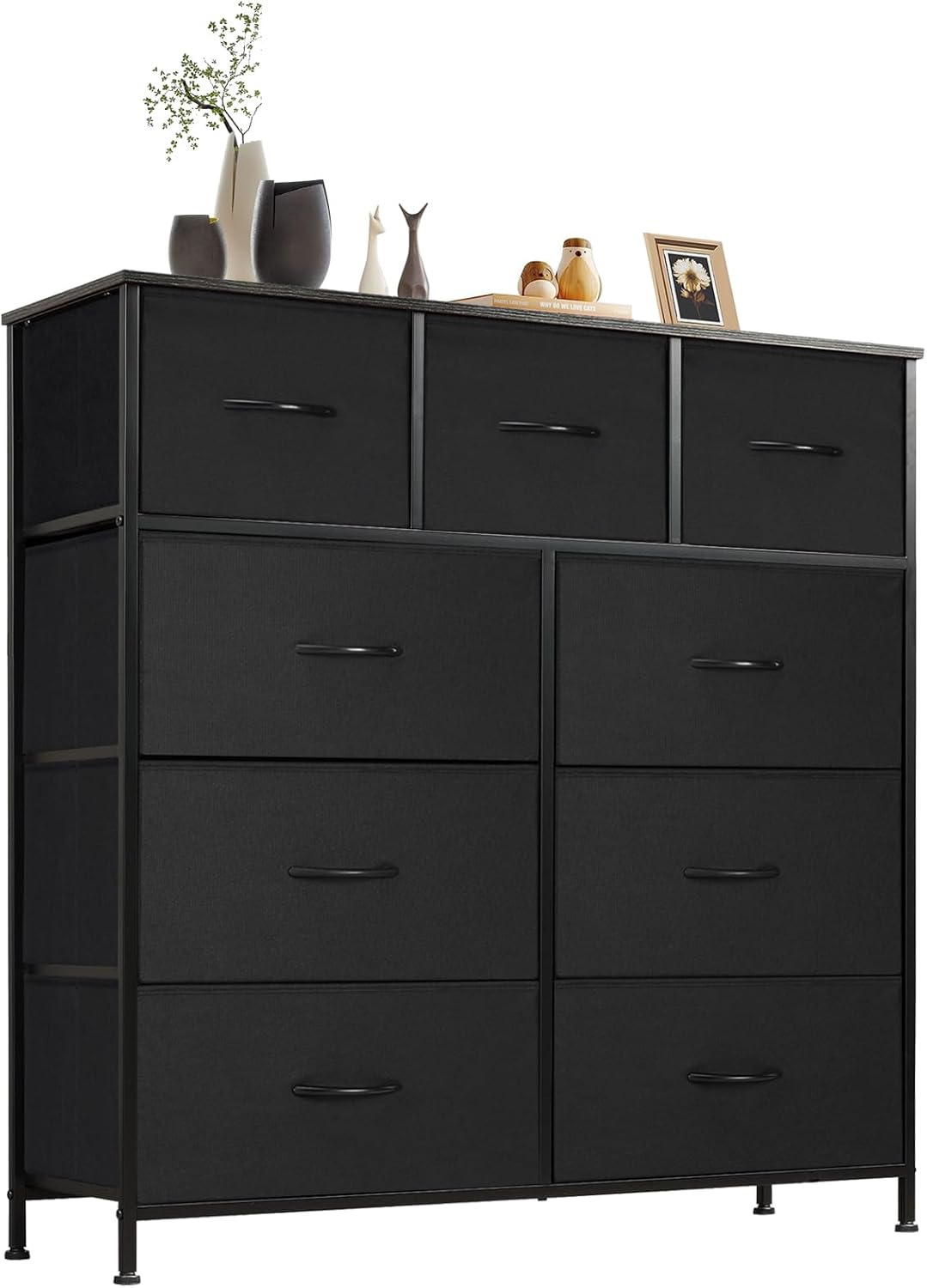 Stylish 9-Drawer Dresser for Bedroom Storage and Organization