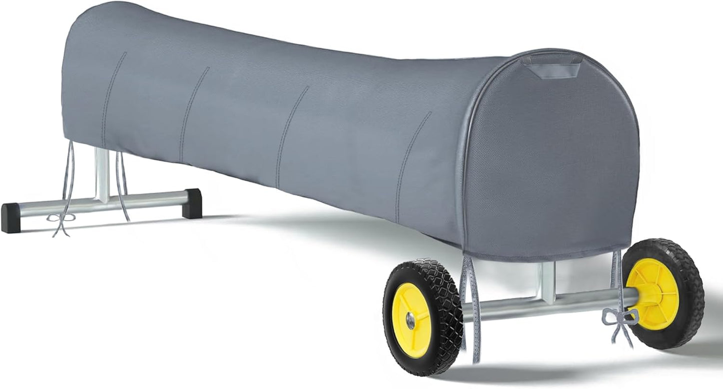 Swimming Pool Solar Reel Cover for 18 Feet Heavy Duty Use