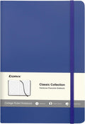 Comix Lined Journal Notebooks 5.5 x 8.3 in Navy Blue - Durable