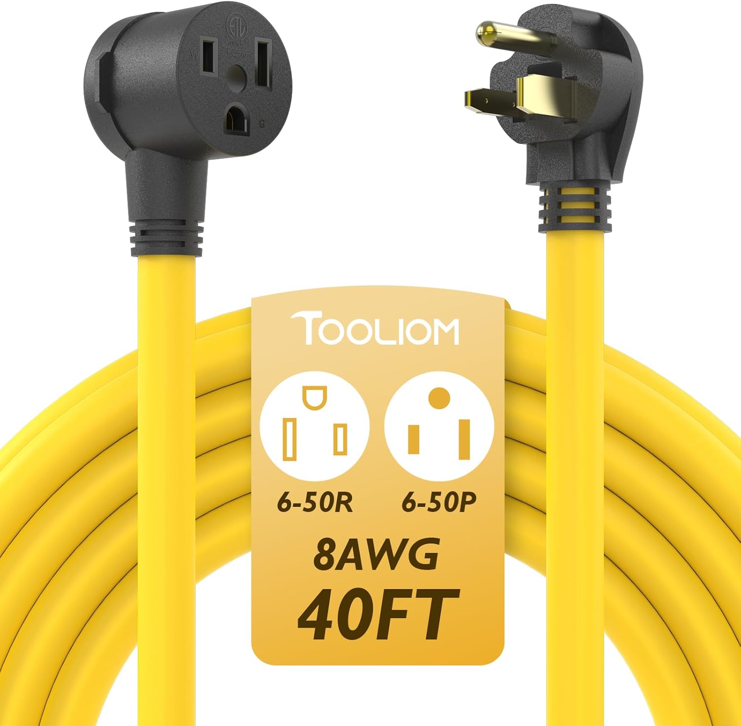 TOOLIOM 6-50P to 6-50R Welder Extension Cord for Welding Needs
