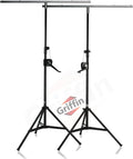 GRIFFIN DJ Light Stands 2-Pack Stage Truss System - Portable Crank-Up