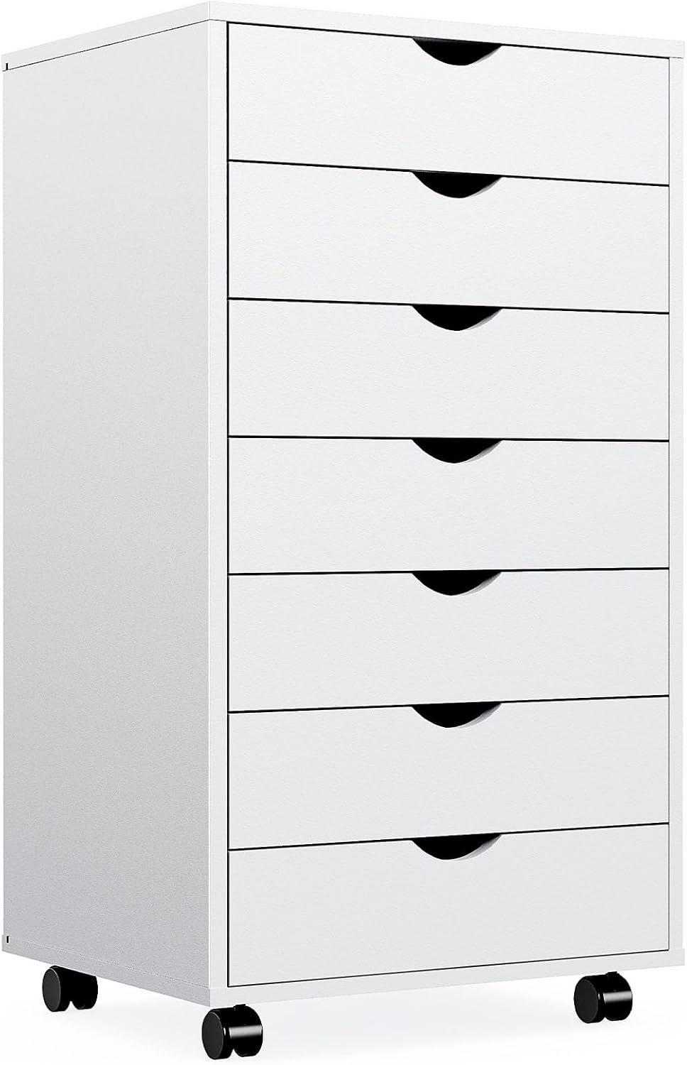 DUMOS 7 Drawer File Cabinet Rolling Organizer for Home Office