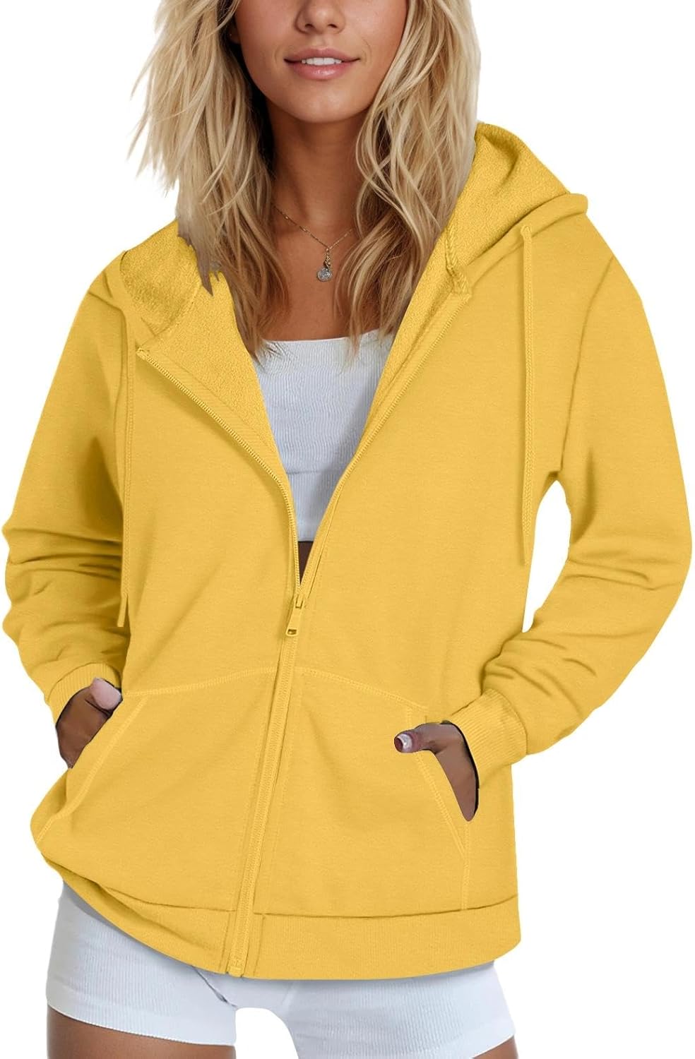 SMENG Womens Zip Up Hoodies for Cozy Fall and Winter Wear