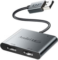 Displayport to Dual Displayport Splitter Adapter 4K@60Hz - Dual