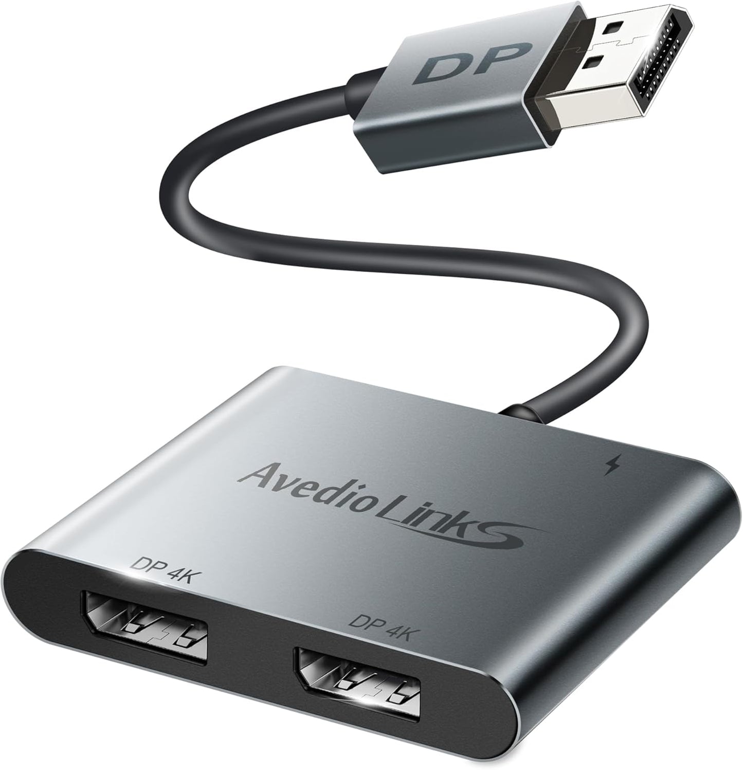 Displayport to Dual Displayport Splitter Adapter for 4K@60Hz