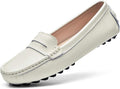Womens Loafers Designer Leather Driving Moccasins - Comfortable Fit