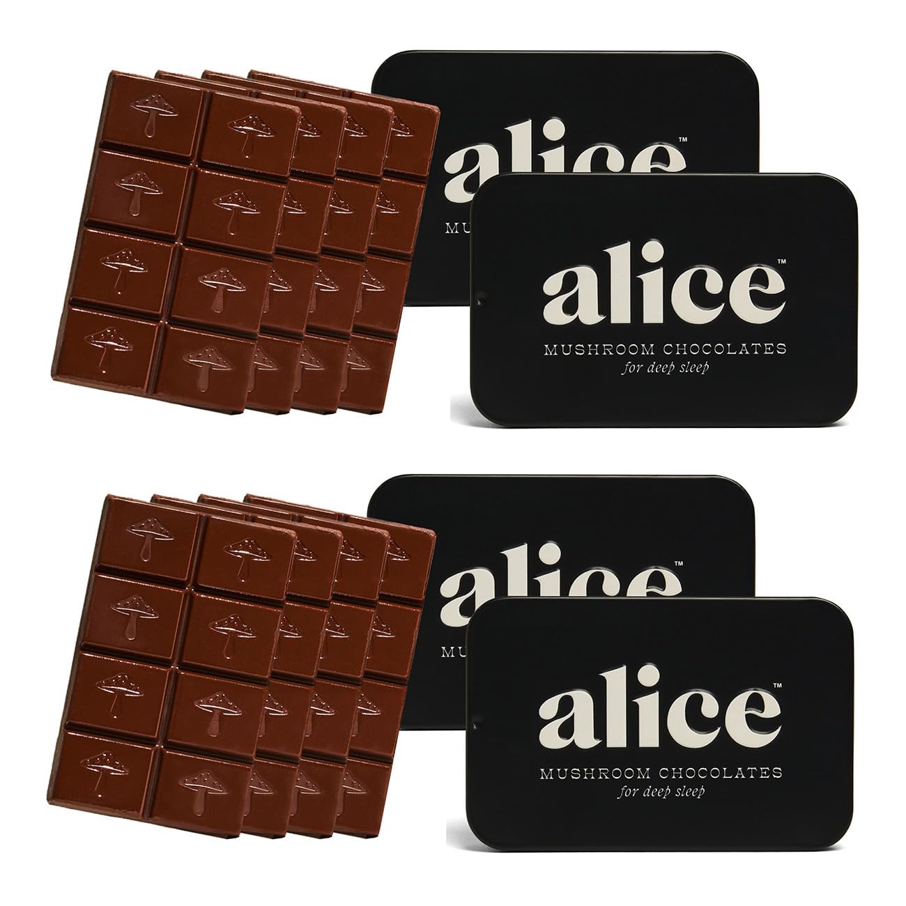 Nightcap Functional Mushroom Chocolates for Deep Sleep Support