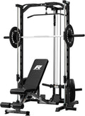 RitFit PSR05 Smith Machine Power Rack with 140lb Plates - 1000 lb