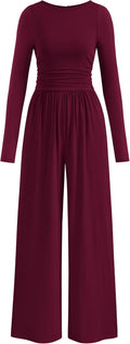 One Piece Jumpsuits for Women - Dressy Casual Wide Leg Romper 12-14
