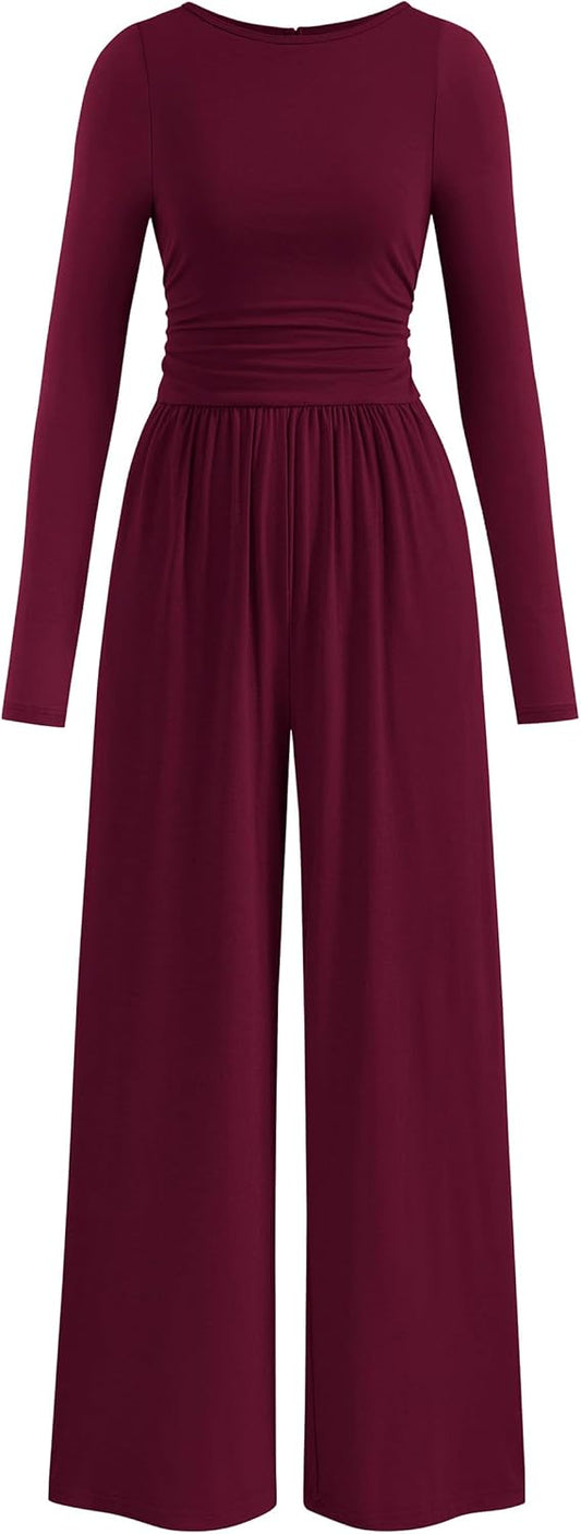 Stylish Wide Leg Jumpsuits for Women - Perfect Fall Outfit
