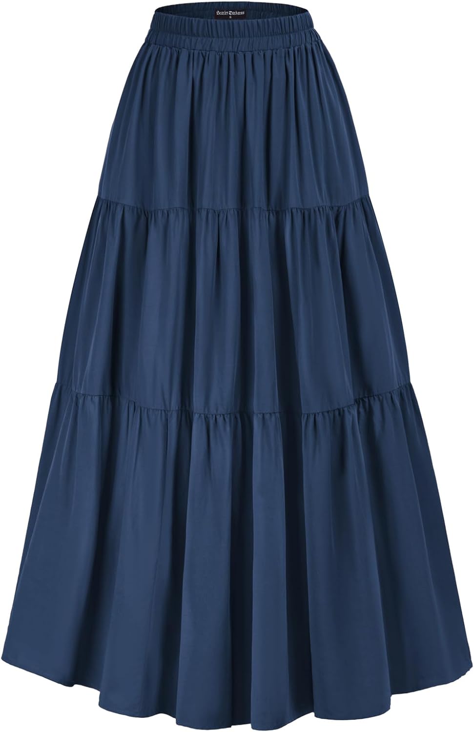 Scarlet Darkness Maxi Long Skirts for Women with Pockets