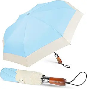 Lejorain Compact Golf Umbrella - Large 54in Windproof Design