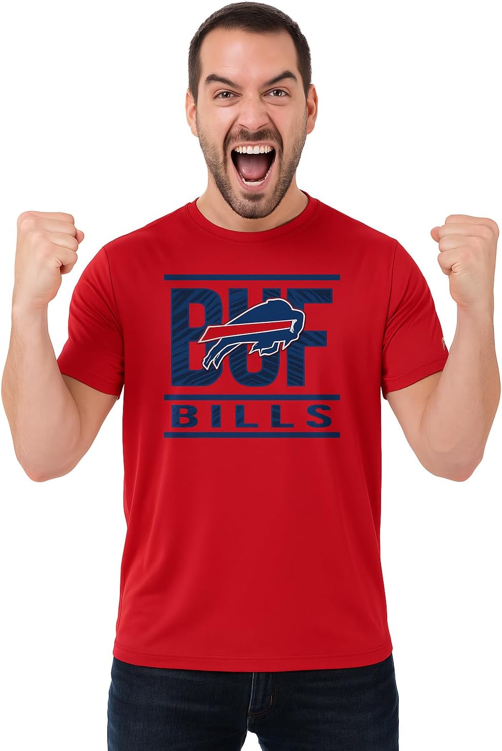 Zubaz NFL Men's Short Sleeve Team Graphic T-Shirt for Fans