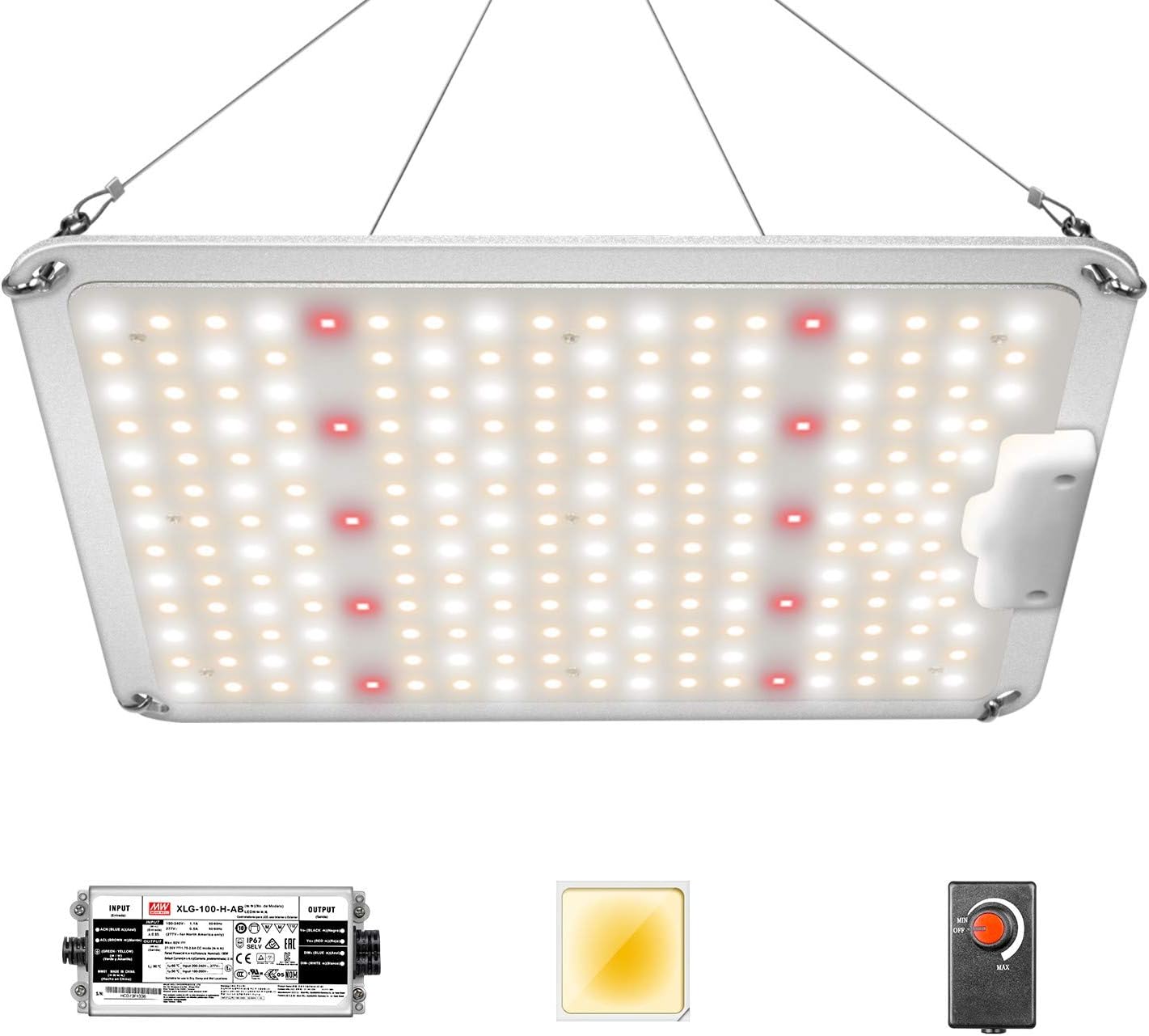 iPower 1050W Full Spectrum Grow Light - Enhanced Diodes for Indoor Plants