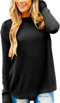 MEROKEETY Women's Casual Long Sleeve Sweater for Fall Style