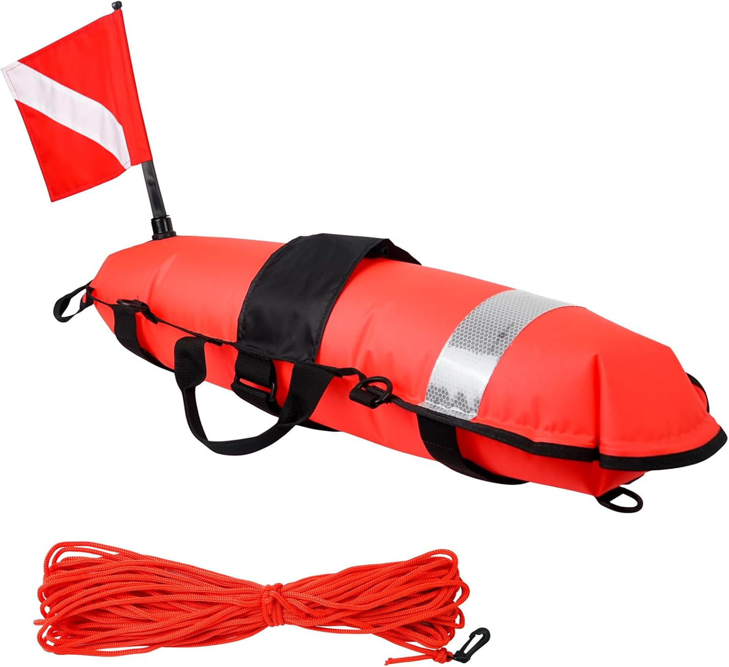 Luwint Hi-Vi Inflatable Dive Float Buoy for Safety and Fun