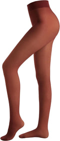CALZEDONIA Woman's Sheer Thermal Double Tights - Warm Sheer Look