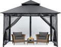 MASTERCANOPY Outdoor Garden Gazebo 9x9 ft - Sturdy Steel Frame