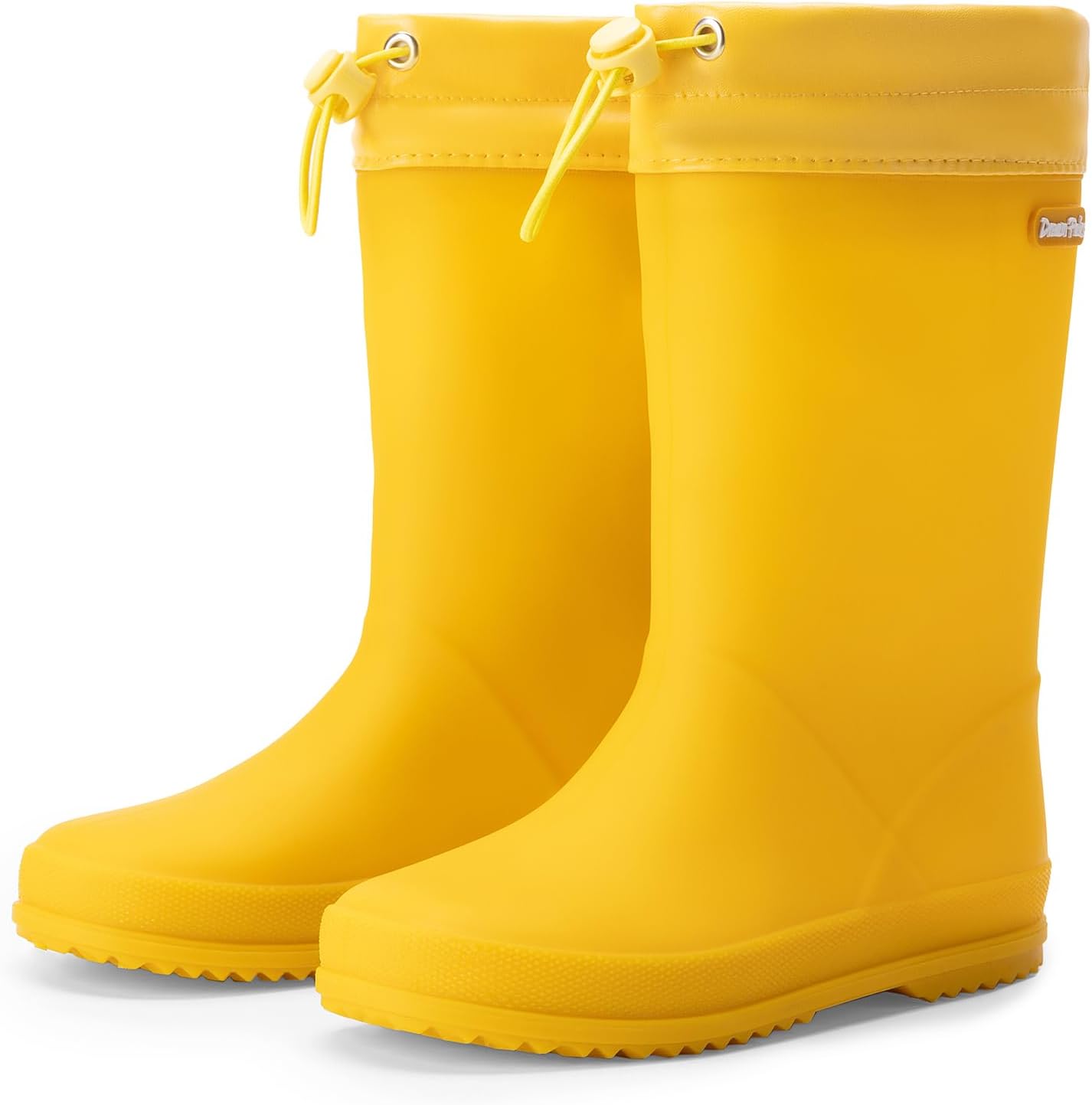 Kids Rain Boots Waterproof Lightweight Easy-on Outdoor Play