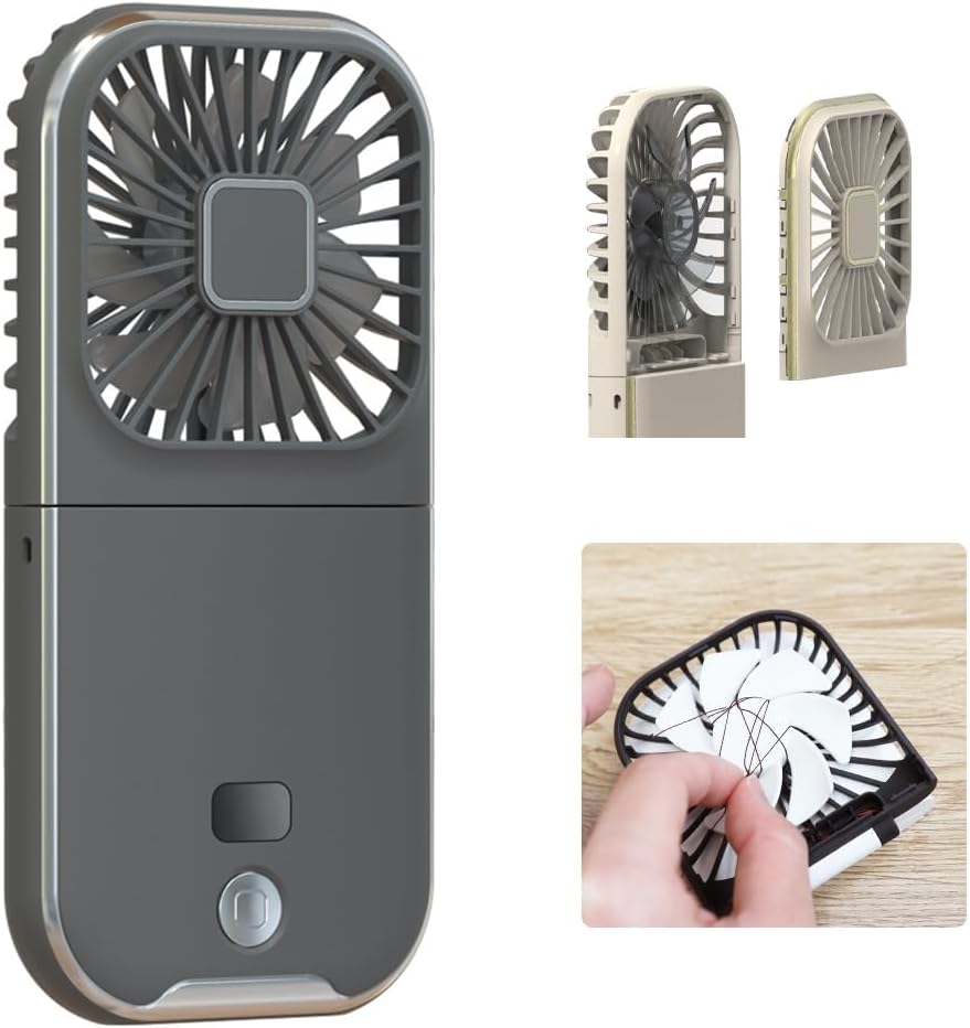 LaFuture Portable Fan: 3-Speed Rechargeable USB-C