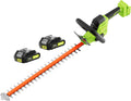 20V Max Hedge Trimmer Cordless 22 in - Lightweight Dual-Action Cutter