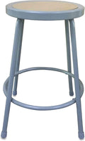 Industrial Metal Shop Stool - Durable Workshop Seating