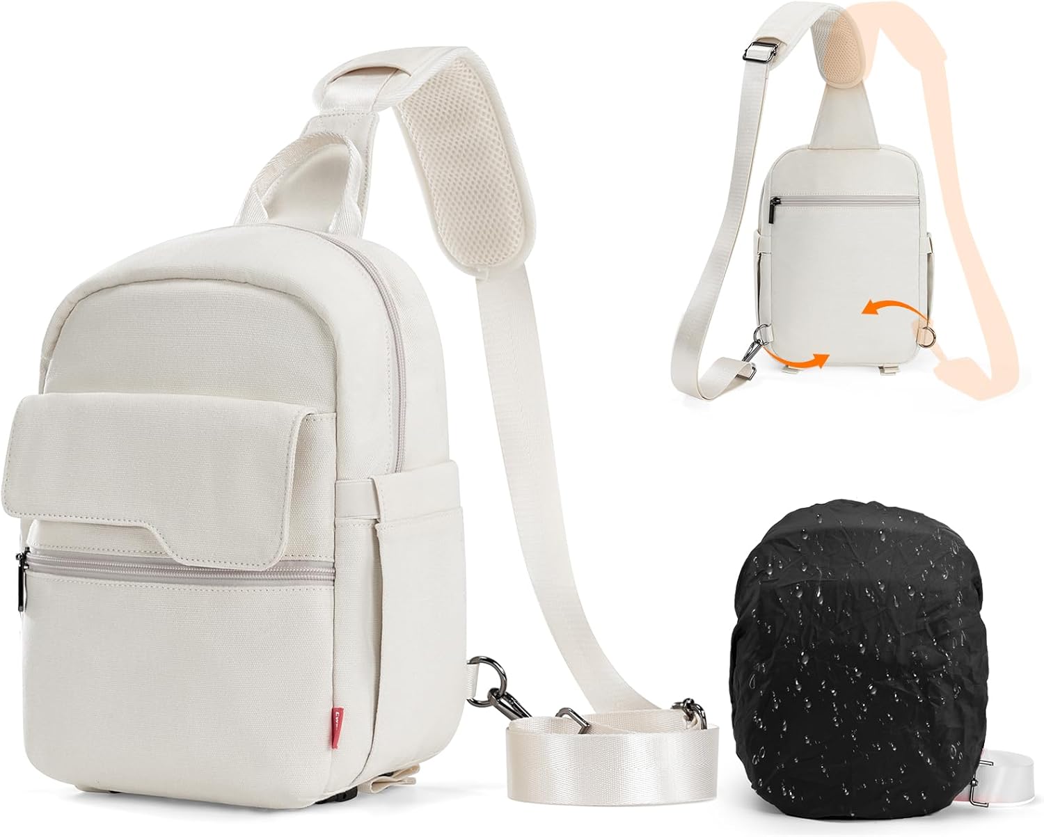 Cwatcun Camera Bag Crossbody for DSLR and Mirrorless Cameras