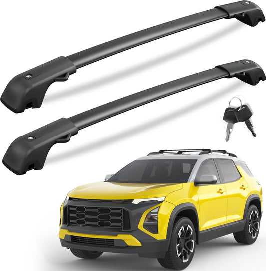 KINGGERI Lockable Roof Rack Cross Bars for Chevy Equinox 2025 2026
